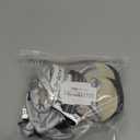 Dog Shoes Large Size Dogs, 4PCS Waterproof Dog Booties-Dog Boots & Paw Protectors, Medium Shoes for Dogs with Reflective Strip, Anti-Slip Sole for Rain, Snow and Summer Hiking. (Silver, 8)