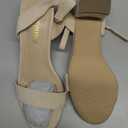 DREAM PAIRS Women's Open Toe Ankle Strap Low Block Chunky Heels Sandals Party Dress Pumps Shoes (Size 8)