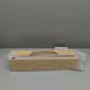 18 Inch Butcher Paper Dispenser with Cutter | Heavy-Duty Holder for Plastic Wrap, Foil, Freezer Paper & Kraft Rolls | Wall/Tabletop Bamboo Organizer | Kitchen, Crafting, Commercial Use