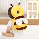 Baby Head Protector Backpack: Alarm Function,Adjustable and Ultra-Light(Bee)