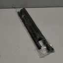 Spring Tension Curtain Rod 28 To 48 Inch Adjustable Expandable Black Tension Rod 7/8" Shower Curtain Rods No Drilling Spring Loaded Curtain Rod for Windows Bathroom Closet Kitchen Bedroom Doorway Door