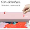 Case for iPad 9.7 inch 6th/5th Generation, Trifold Stand Smart Auto Sleep/Wake Cover, Lightweight Soft TPU Case with Pencil Holder for iPad 9.7" 2018/2017, Pink