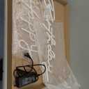 Super Large Happy Birthday Neon Signs for Backdrop, 44.5 Inch Big Happy Birthday Neon Light with Remote Dimmer, Happy Birthday LED Signs for Birthday Party Decor, Warm White