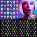 150 Pack LED Light Up Rings, Glow in the Dark Party Supplies, 6 Style Flashing Glow in the Dark Rings for Adults & Kids Birthday Party Favors,Classroom Prizes,Concert,Goodie Bag Fillers, Raves