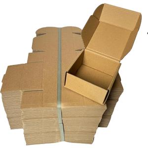 4x4x2 Small Shipping Boxes Set of 100 Brown Corrugated Cardboard Mailer Boxes for Packaging Small Business Craft Gifts Giving Products