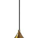 Theopractic Modern Glass Pendant Light Fixtures, Ceiling Hanging Lamp, Globe Lampshade in Water Ripple,Golden Lamp Head, Retro Kitchen Lights for Dining Bedroom Bar Cafe (Amber)
