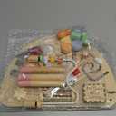 Activity Table for 1 Year Old, Montessori Toys for 1 2 Year Old Girls Boy Gifts, 8 in 1 Wooden Sensory Play Table for Toddler 1-3, Learning Toys for Baby 12-18 Months 1st Christmas Birthday Gifts