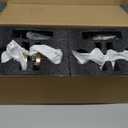 SORWDUERM 4 Pack Gold Door Knob Privacy Door Knobs Satin Brass Door Handle Interior Brushed Gold Door Knobs with Lock for Bedroom and Bathroom Zinc Alloy