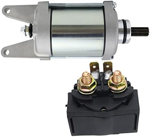 Soarider Starter & Relay for Kawasaki Brute Force 750 4X4i KVF750 2008-2023| Brute Force 650 4X4i KVF650 2009-2013| Teryx 750 800 All Models 2008-2023, 21163-0037 18719 410-54042 SMU0280 57-2728