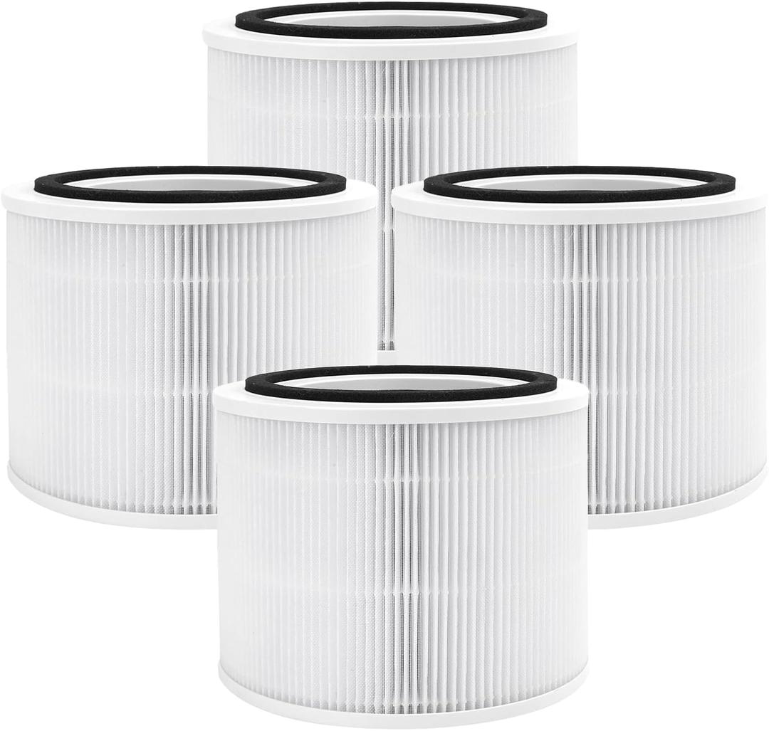 240 Replacement Filter Fits for 240 Air Purifier Cleaner, 3-in-1 Hepa 14 Filter Replacement, 4 Pack