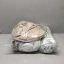 SUNROX Gel Memory Foam Chair Cushions, FadeShield Water-, Stain-Resistant Durable Reversible Seat Cushion Pads with Ties for Indoor/Outdoor Kitchen Dining Office 17"x16" Set of 6, Husk Birch