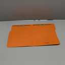 50 Orange Fastener File Folders - 1/3 Cut Reinforced Tab - Durable 2 Prongs Bonded Fastener Designed to Organize Standard Medical Files, Office Reports - Letter Size, Orange, 50 Pack