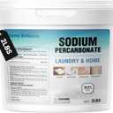 Sodium Percarbonate Oxygen Bleach Powder & Laundry Booster Multi-Purpose Cleaner for Stain Removal, Whitening, Deodorizing Chlorine-Free (2LBS)