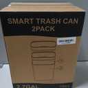 Vanpopubs 2 Pack 2.7 Gal Bathroom Trash Can with Lid, Automatic Trash Can Small Smart Garbage Can Touchless, Slim Motion Sensor Waterproof Plastic Trash Bins for Bedroom Office Kitchen Toilet