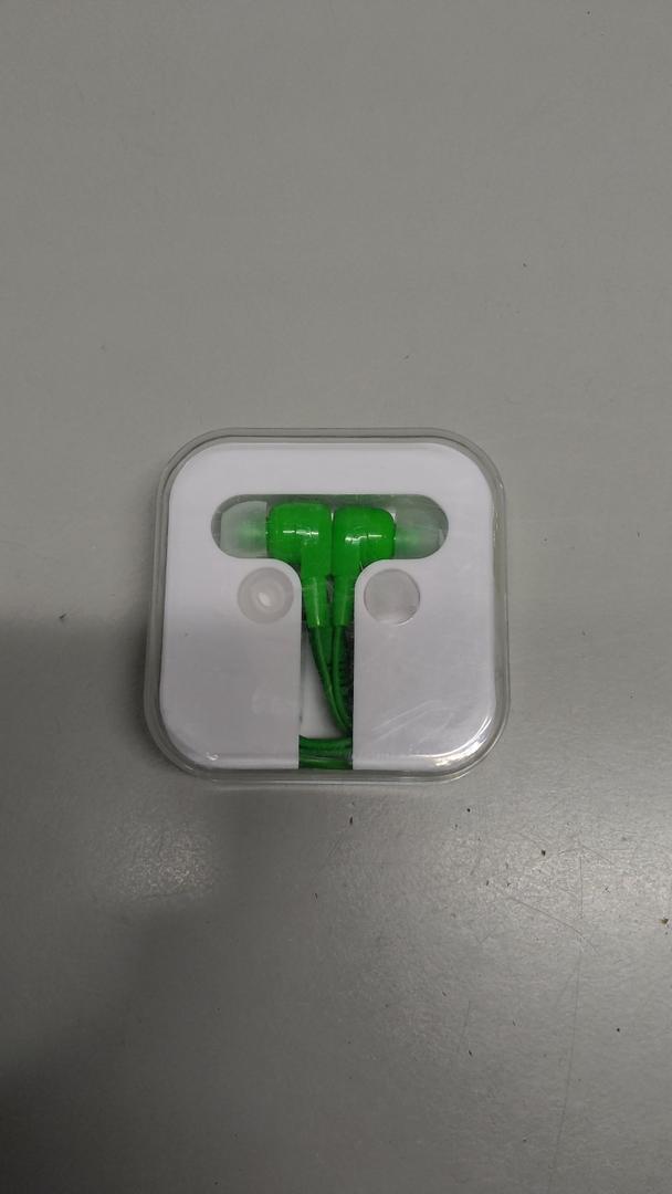 Stereo Earbuds, Green