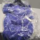 R&M Richards Elegant Knee Length 3/4 Sleeve Asymmetric Neckline Dress W/ & Rhinestone Trim & Slit (18 Plus, Violet)