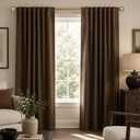 DECO WINDOW Curtain Rods for Windows 44 – 120 Inch, 1 Inch Heavy Duty Extendable Metal Drapery Rod, Adjustable Curtain Rod with Decorative Ball Finials for Living Room Bedroom, Warm Gold