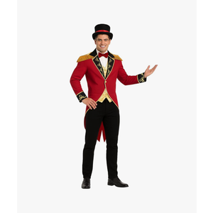 fun shack Ringmaster Costume for Men, Circus Ring Master Outfit, Carnival Costume for Themed Events and Parties, Size Large