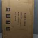 Wooden Tilt Out Trash Can Cabinet, 10 Gallon Dog Proof Garbage Can Holder, Kitchen Island with Laundry Hamper, White