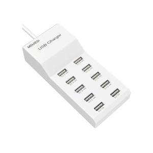 USB Charging Stations 50w10A 10 Ports Multiple Charging Block/Power USB Strip for iPhone Android Smartphone Tablet Smart Watch AirPods Samsung and Multiple Charger Plug…