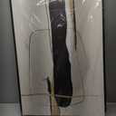 Large Framed Black and White Abstract Wall Art for Living Room, 3 Piece Big Canvas Prints Paintings Artwork for Walls, Modern Minimalist Black Gold Pictures for Hallway Office Wall Decor 24x36 Inch (Block)