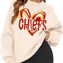 MAPICK Womens Oversized Christian Sweatshirts Fleece Crewneck Sweaters Embroidered GOD IS GOOD Casual Pullover Tops (XX-Large)