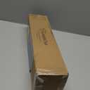 KAMANINA Gold Curtain Rod 72 to 144 Inch (6-12 Feet), Telescoping Single Drapery Rods, 7/8 Inch Heavy Duty Curtain Rods for Windows 66 to 144 Inches, Netted Texture Finials