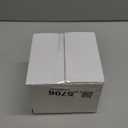 100 Count 6 Inch Transparent Blue Plastic Plates, Heavy Duty Disposable Dessert Salad Plate, Round Fancy Appetizer Plates for Wedding, Party