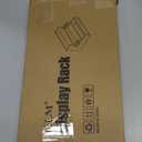 KLM Liquor Bottle Display Shelf, Coffee Syrup Rack Organizer, 3 Step Countertop Liquor Wine Rack, mini bar,liquor cabinet, Home Retro Bar Shelf Stand for Liquor Whiskey, Spirits