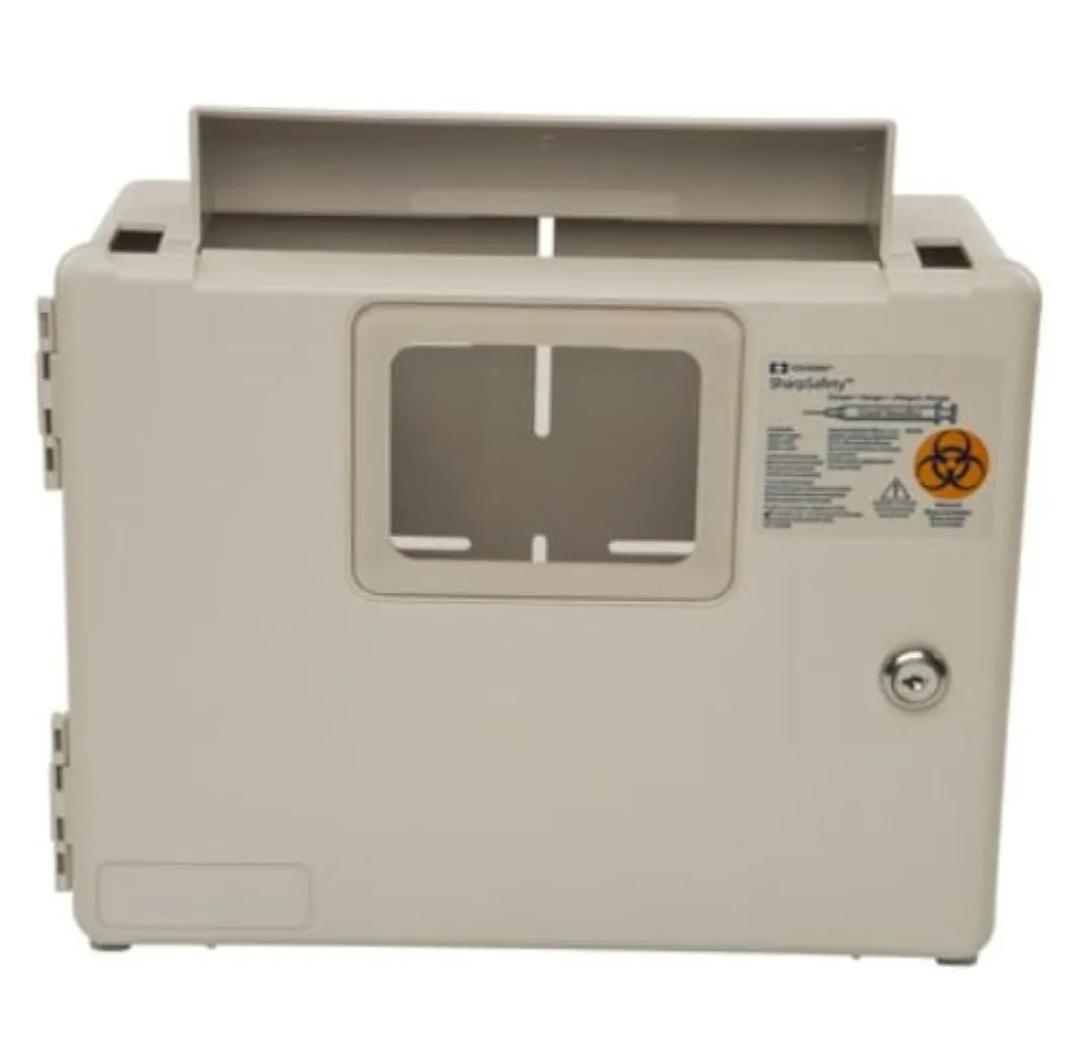 Covidien 85165H SharpSafety Wall Enclosure for in Room Sharps Container, 2 and 5 Quart (Pack of 5)