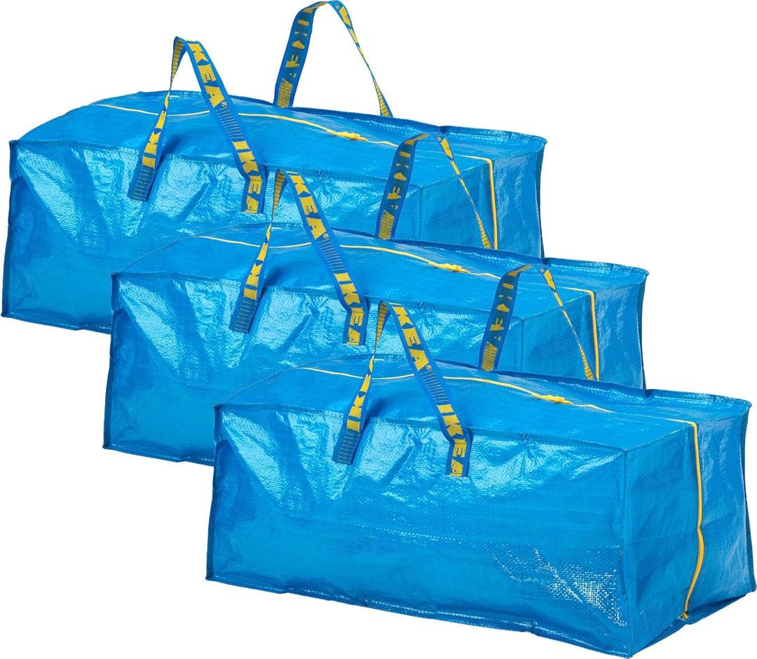 I-K-E-A FRAKTA shopping bag (3 bags )