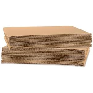 Corrugated Cardboard Sheets 12.5 x 12.5”- (1/8” Thick) | 200 Sheets| LP Insert Pads, Brown, Frame Backing, DIY Projects, Arts and Crafts, Dividers, Mailing, Packing Protection