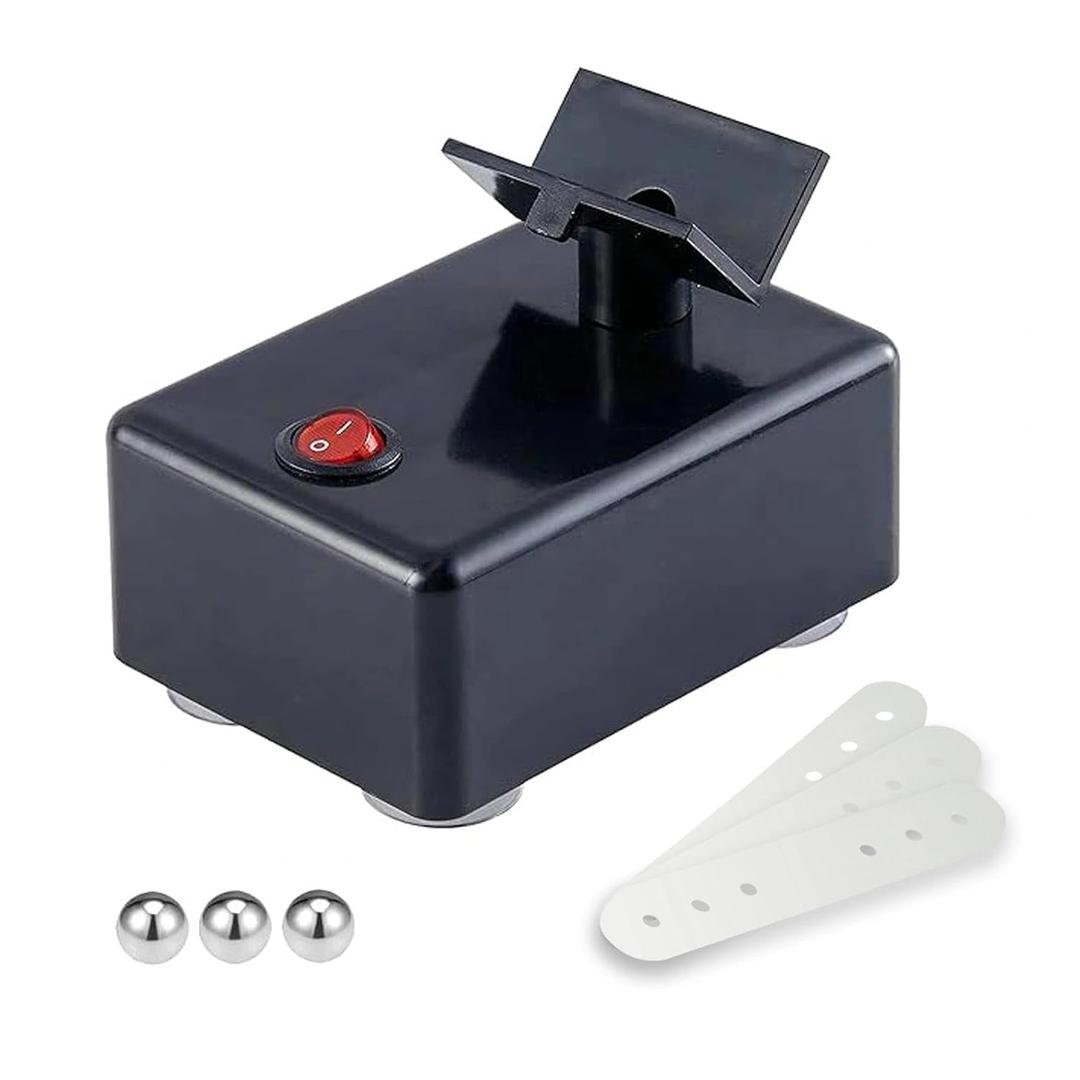 HUBEST Model Paint Shaker Nail Polish Mix Machine Vortex Mixer Evenly Tools for Pigment,Nail Polish,Eyelash Glue Adhesives,Testing Tubes (Black)