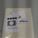 Home Brilliant Placemats Set of 4 Dining Table Placemat Washable Place Mats, 13 x 19 inches, Cream