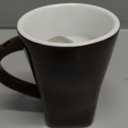 Honeydak Chocolate Fondue Mug with Fork and Candle Sweet Ceramic Personal Chocolate Melting Cup Chocolate Fondue Mug Ideal Gifts for Birthday Date Night Birthday Wedding Gifts (Brown)