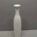 White Ceramic Tall Floor Vase,19.7 Inch Large Decorative Vase for Home Decor,Living Room,Bedroom,Bathroom,Kitchen,Centerpieces,Office,Minimalism Style Design for Pampas Grass Vase