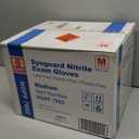 Basic Medical Blue Nitrile Exam Gloves, Latex-Free & Powder-Free Food-Safe House Cleaning Disposable Glove (1000 Pcs)