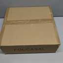 foucasal Modern LED Flush Mount Ceiling Light with Night Light Black 13", 12.79inch Arc Pattern