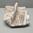 Vintage Living Room Area Rug 3x5 - Large Soft Washable Oriental Traditional Distressed Farmhouse Rugs for Bedroom - Indoor Floor Accent Carpet for Home Office House Decor - Light Brown