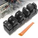 15883323 Master Power Window Switch w/Mirror Switch Module, Front Driver Side Door Lock Fit for Avalanche Silverado Suburban Tahoe Cadillac Escalade GMC Sierra Yukon XL 2003-2008