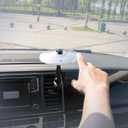 2 x Car Cymbal Air Vent - Car Drum Set for Music Lovers - Universal Fit (Silver)