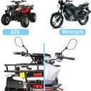 ATV Rear View Mirror, 360 Degrees Ball-Type ATV Side Rearview Mirror with 7/8" Handlebar Mount for Motocycle Scooter Moped Sportsman Dirt Bike Cruiser 4 wheeler mirrors