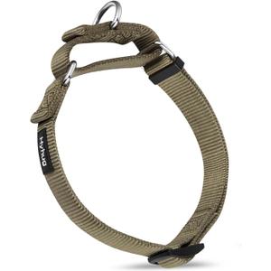 Hyhug Martingale Collar for Dogs Large Green |Escape - Proof Heavy Duty Nylon Durable No Pull, Ideal for Training & Daily Walks, Size: Large