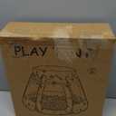 Baby Ball Pit Tent with 50 Balls - For Toddlers, Pink/White/Gray Princess Playhouse with Carry Bag, 109x90cm