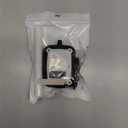 for Google Pixel Buds Pro 2/ Pro Case Cover with Lock Clip & Cleaner Pen 2024/2022, Shockproof Protective Hard Cover Skin with Carabiner Men Women - Black/White