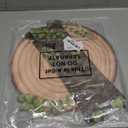 Zopeal 2 Pcs Woodland Cupcake Stand Wooden Cupcake Stand Decoration Western Cake Holder Camping Cake Holder for Woodland Baby Shower Decoration Forest Safari Birthday Party Supplies(Green Leaf)