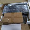 6 Ports Automatic Chicken Feeder 85 Pounds Large Gravity Fed Chicken Feeder with Latch & Handle for Chickens Bantams Pheasants Poultry Coop Weatherproof