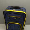 Rockland Fashion Softside Upright Luggage Set, Navy, 2 Piece (19"/14" Tote)
