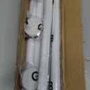 ENJOYBASICS 2 Pack Adjustable Spring Tension Curtain Rods 32 to 54 Inches, Stainless Steel White Shower Rod No Drilling for Window, Bathroom, Closet, Room Divider, 7/8" Diameter