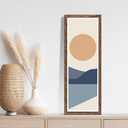 Hongkee 12x36 Picture Frame 2 Packs, Real Glass and Rustic Brown Wood Frame, Display Collage Pictures Twelve 4x6 With Mat or Pennant 12 x 36 Without Mat - Horizontal or Vertical Wall Mounting
